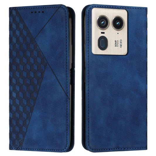 For Motorola Edge 50 Ultra 5G / Moto X50 Ultra 5G Imprinted PU Leather Phone Cover Wholesale Phone Case Stand Shell - Sapphire