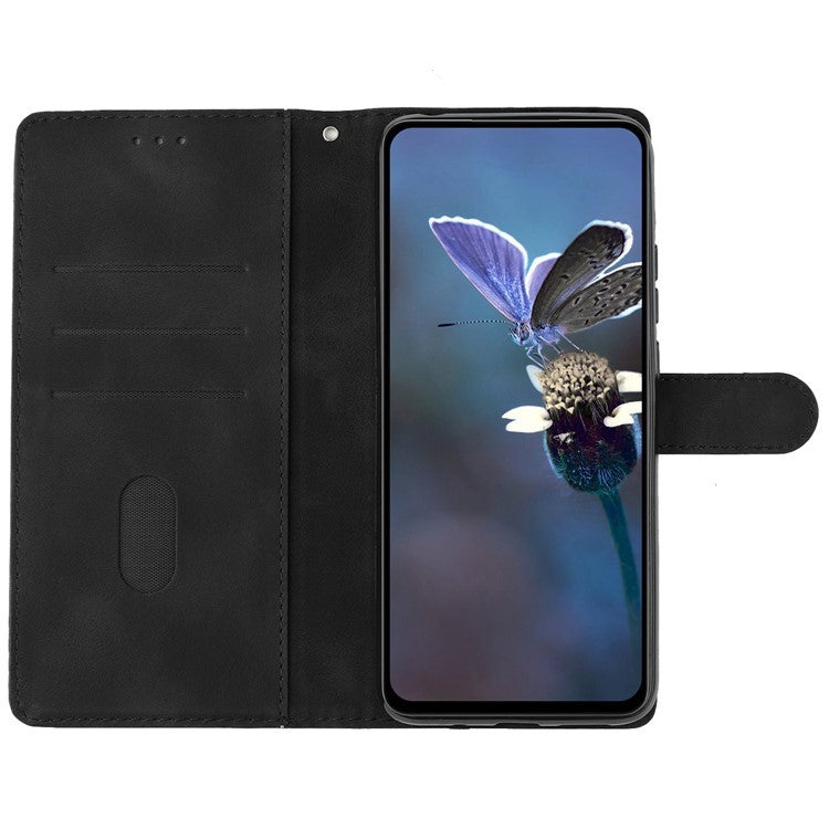 For Google Pixel 8a Wholesale Magnetic Phone Case PU Leather Stand Phone Cover Wallet - Black
