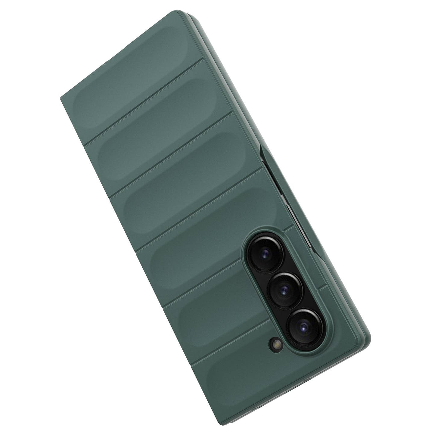 For Samsung Galaxy Z Fold6 5G Case Rugged Hard PC Folding Phone Cover - Green