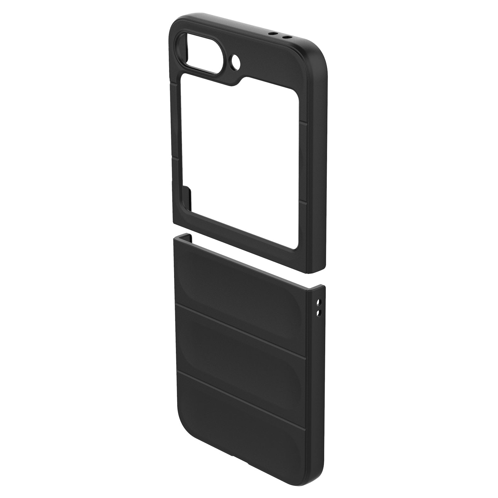 For Samsung Galaxy Z Flip6 5G Case Rugged Back Hard PC Phone Cover - Light Grey