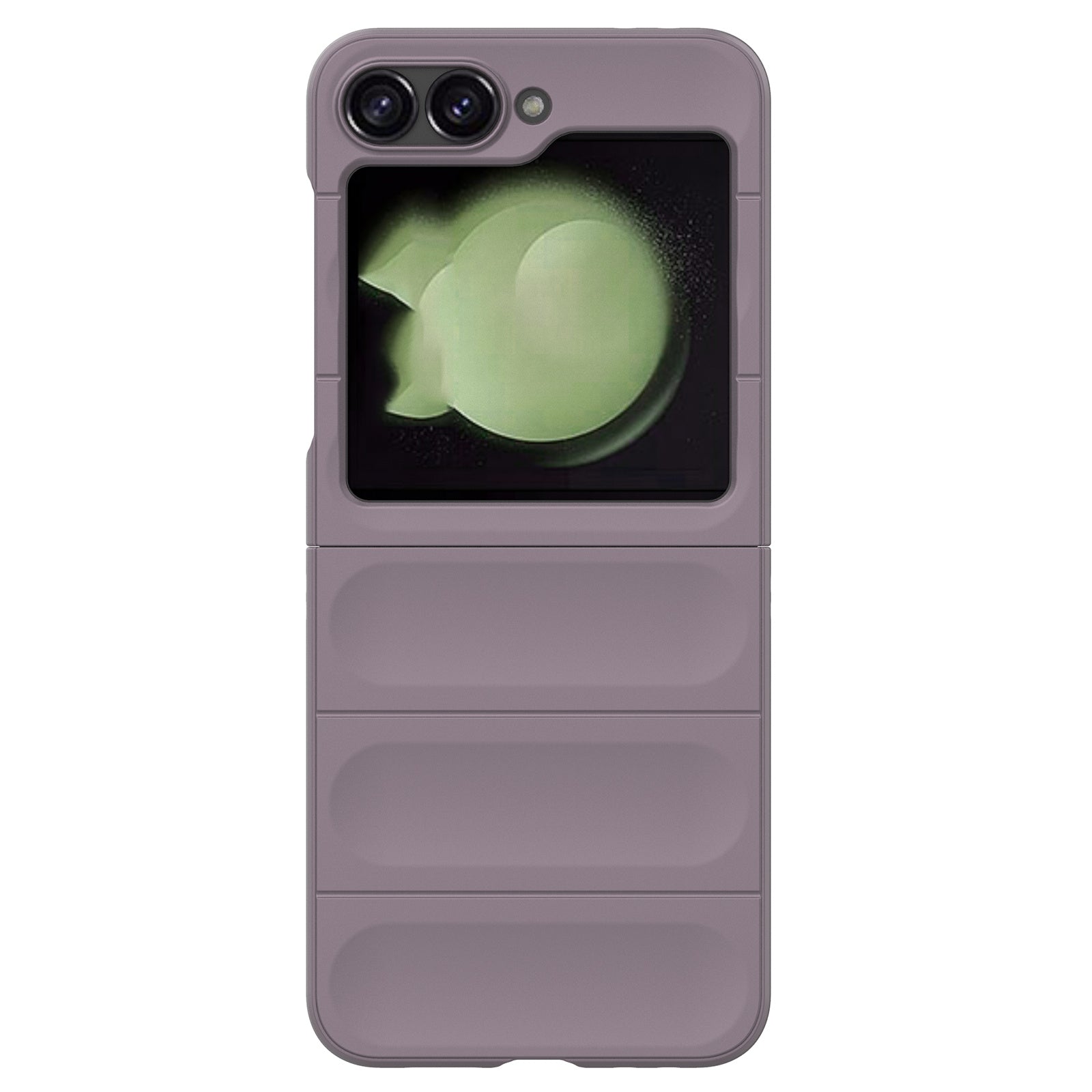 For Samsung Galaxy Z Flip6 5G Case Rugged Back Hard PC Phone Cover - Light Purple