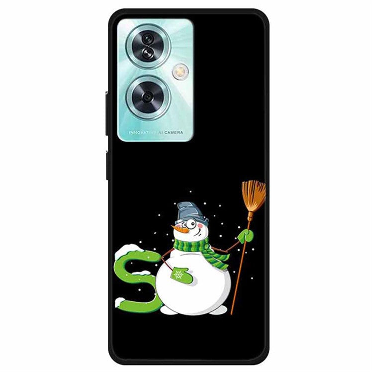 For OnePlus Nord N30 SE 5G Case Pattern Design Slim TPU Phone Cover - Snowman