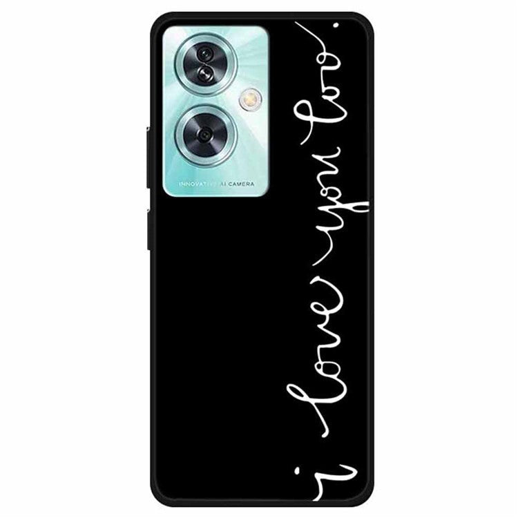 For OnePlus Nord N30 SE 5G Case Pattern Design Slim TPU Phone Cover - I Love You Too