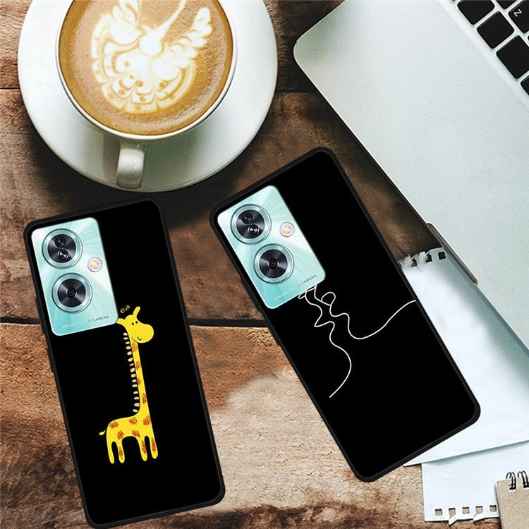For OnePlus Nord N30 SE 5G Case Pattern Design Slim TPU Phone Cover - Cat and Mouse