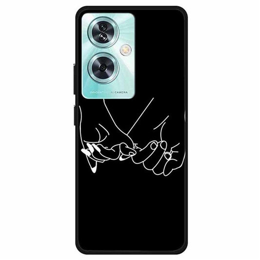 For OnePlus Nord N30 SE 5G Case Pattern Design Slim TPU Phone Cover - Holding Hands