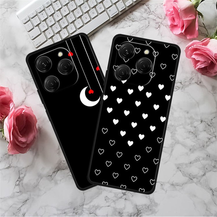 For TECNO Spark 20 Pro Case Soft TPU Mobile Phone Cover Pattern Printed -  Spaceman