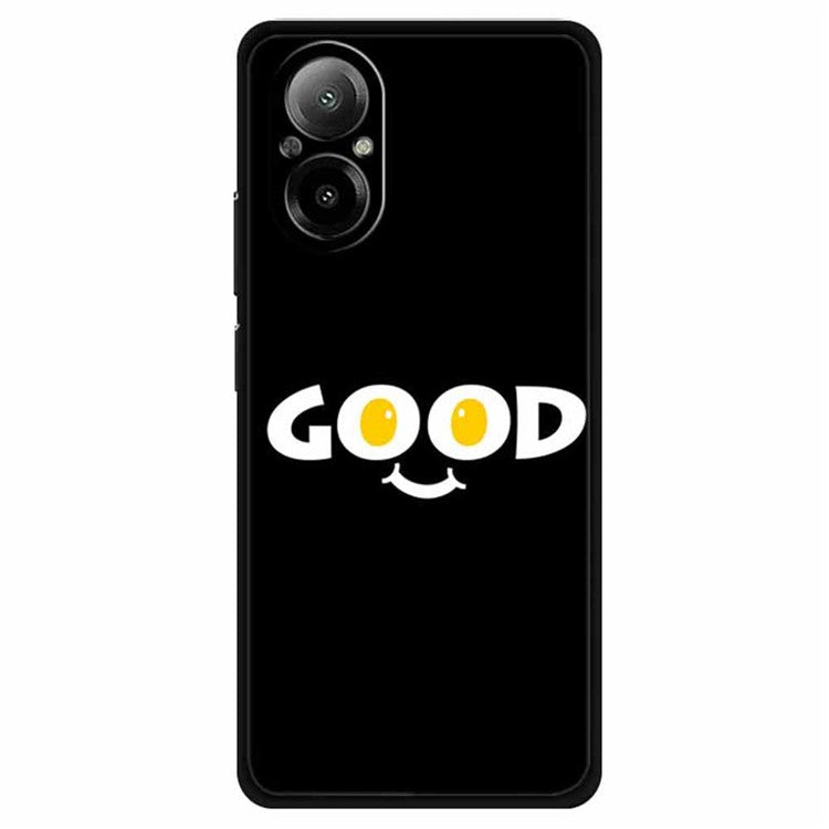 For Realme C67 4G TPU Case Pattern Printing Protective Phone Cover -  Good