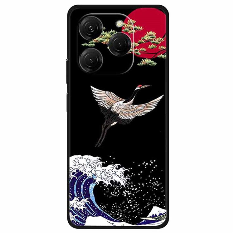 For TECNO Spark 20 Pro Case TPU Phone Cover Art Aesthetic Pattern - Soaring Skyward