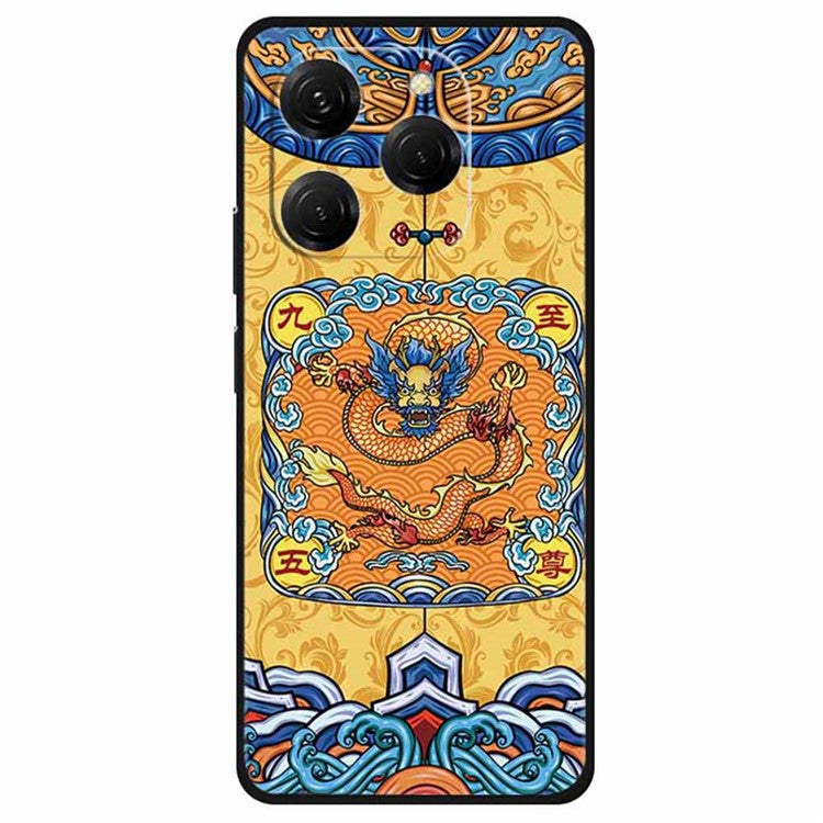 For TECNO Spark 20 Pro Case TPU Phone Cover Art Aesthetic Pattern - Highest Honor