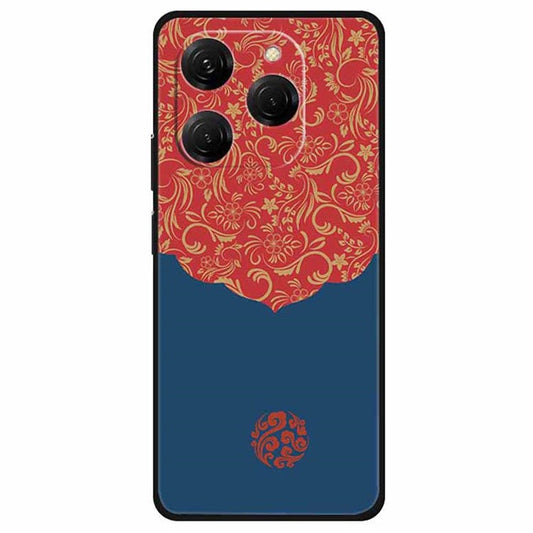 For TECNO Spark 20 Pro Case TPU Phone Cover Art Aesthetic Pattern - Lace Clouds