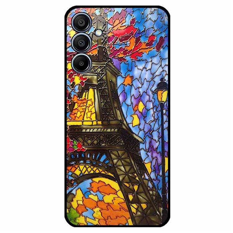 For Samsung Galaxy F15 5G / M15 5G Case Ethnic Pattern Printing TPU Soft Phone Cover - Iron Tower