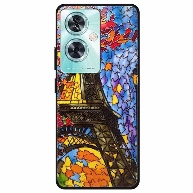 For OnePlus Nord N30 SE 5G Case Pattern TPU Phone Cover Anti-Scratch Protective - Lantern Tower