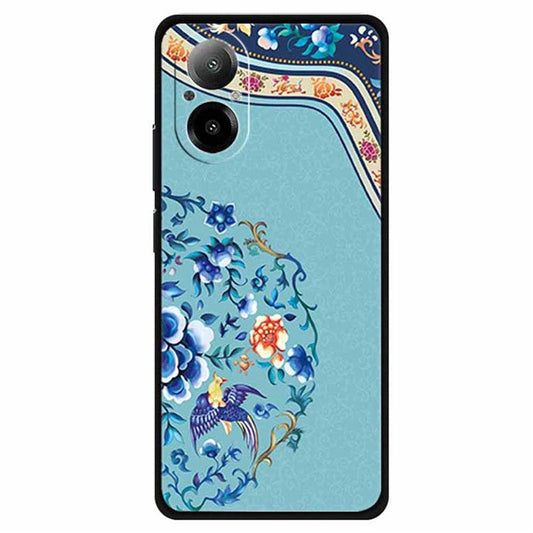 For Realme C67 4G Case Soft TPU Phone Cover Ethnic Pattern Printing - Imperial Embroidery