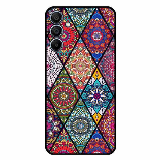 For Samsung Galaxy F15 5G / M15 5G Case Trendy Design TPU Phone Cover - Mandala Flower