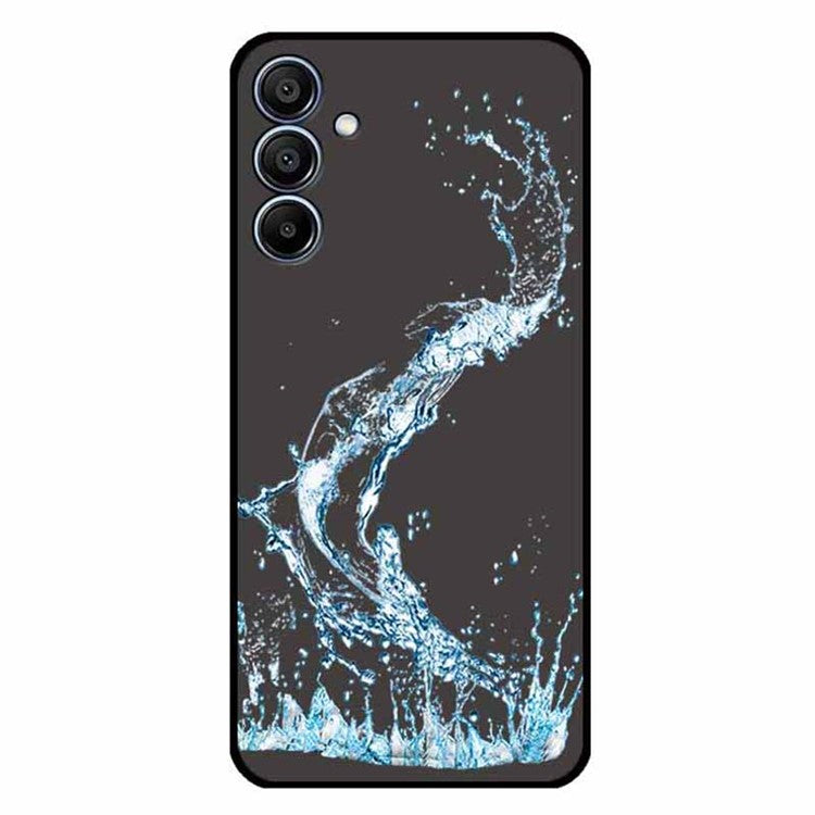 For Samsung Galaxy F15 5G / M15 5G Case Trendy Design TPU Phone Cover - Blue Water Droplet