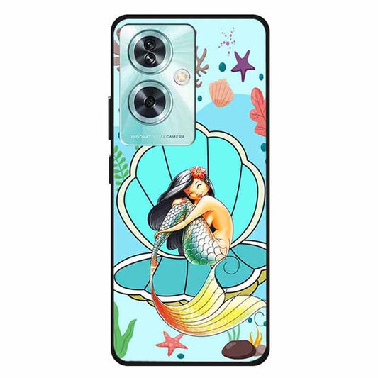 For OnePlus Nord N30 SE 5G Case Pattern Printed TPU Protective Phone Cover - Mermaid Clam