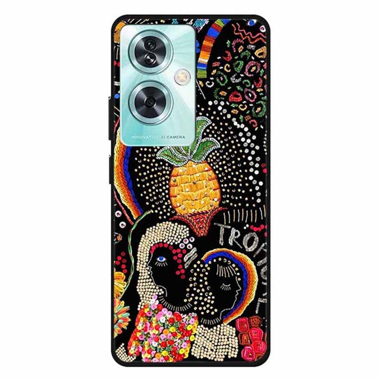 For OnePlus Nord N30 SE 5G Case Pattern Printed TPU Protective Phone Cover - Pineapple Flower