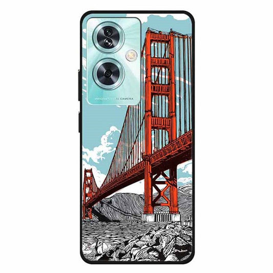 For OnePlus Nord N30 SE 5G Case Pattern Printed TPU Protective Phone Cover - Golden Gate Bridge