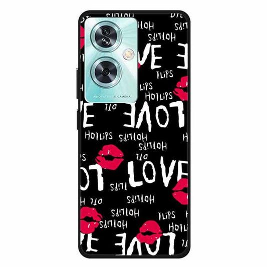 For OnePlus Nord N30 SE 5G Case Pattern Printed TPU Protective Phone Cover - Red Lips