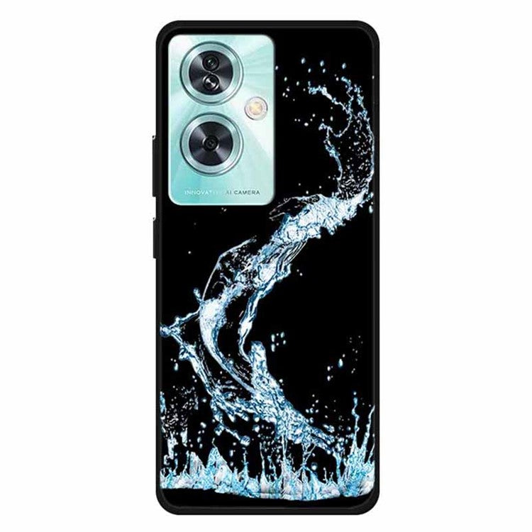 For OnePlus Nord N30 SE 5G Case Pattern Printed TPU Protective Phone Cover - Blue Water Droplet
