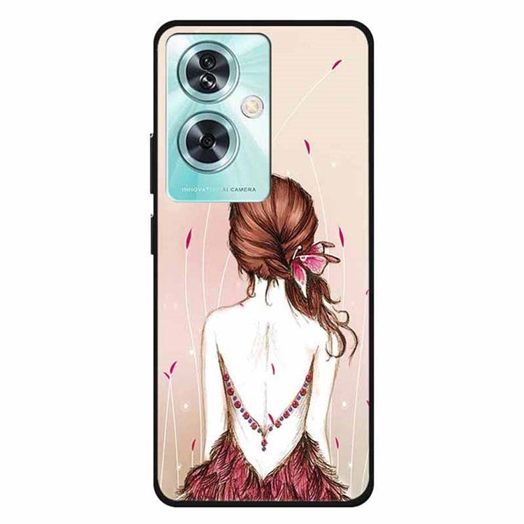 For OnePlus Nord N30 SE 5G Case Pattern Printed TPU Protective Phone Cover - Sketch Girl