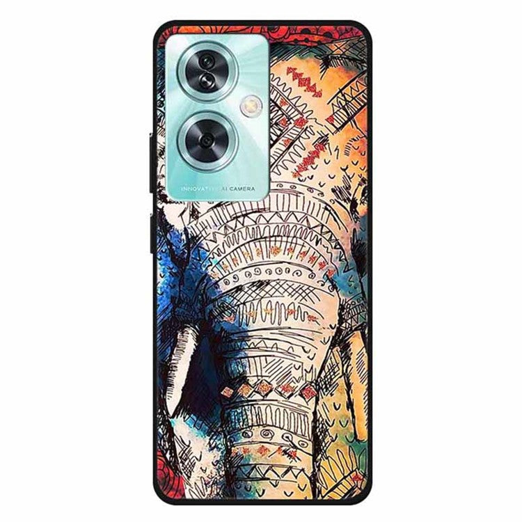 For OnePlus Nord N30 SE 5G Case Pattern Printed TPU Protective Phone Cover - Long-Nosed Elephant