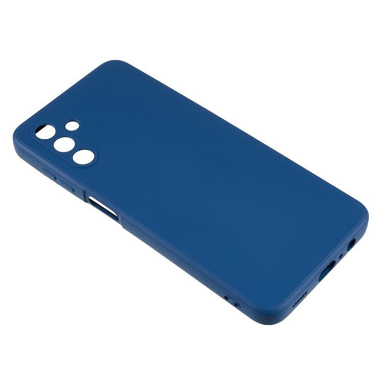WANLONFENG RB1 Series For Samsung Galaxy A13 5G Case Soft TPU Phone Cover with Tempered Glass Film -  Sapphire