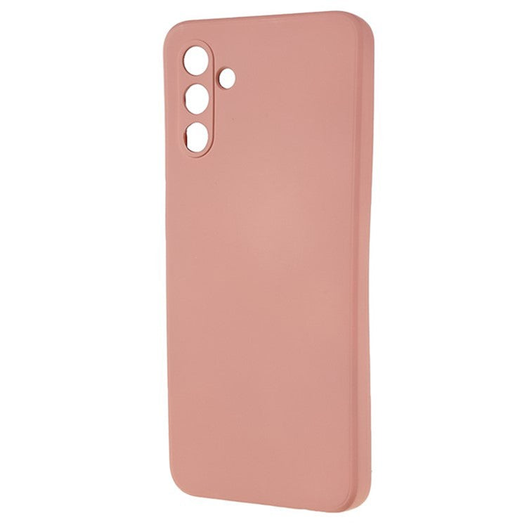 WANLONFENG RB1 Series For Samsung Galaxy A13 5G Case Soft TPU Phone Cover with Tempered Glass Film -  Pink