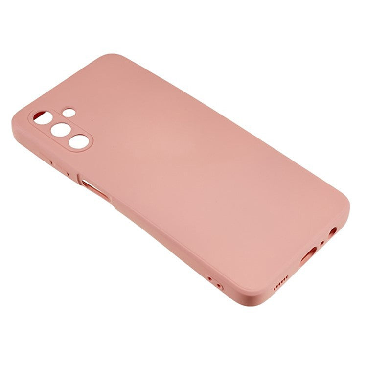 WANLONFENG RB1 Series For Samsung Galaxy A13 5G Case Soft TPU Phone Cover with Tempered Glass Film -  Pink