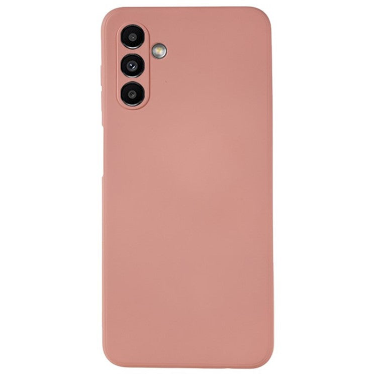 WANLONFENG RB1 Series For Samsung Galaxy A13 5G Case Soft TPU Phone Cover with Tempered Glass Film -  Pink