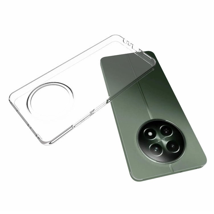 10Pcs  /  Set For Realme 12 5G Case Clear TPU Watermark-Free Shockproof Phone Cover