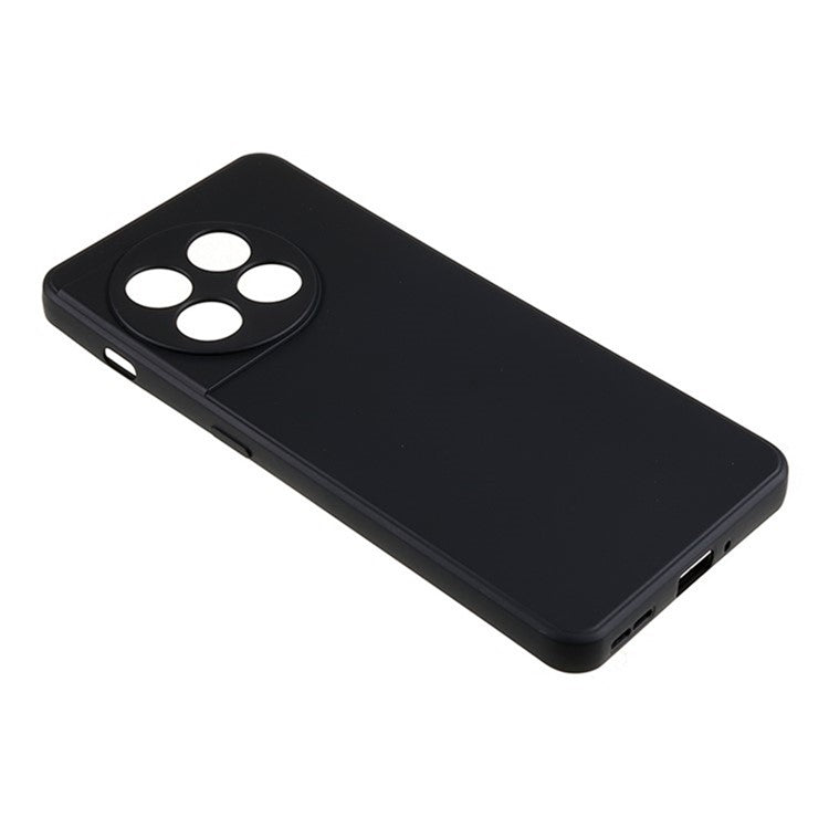 WANLONFENG RB1 Series For OnePlus 11 5G TPU Phone Case with Tempered Glass Film+Lanyard - Black