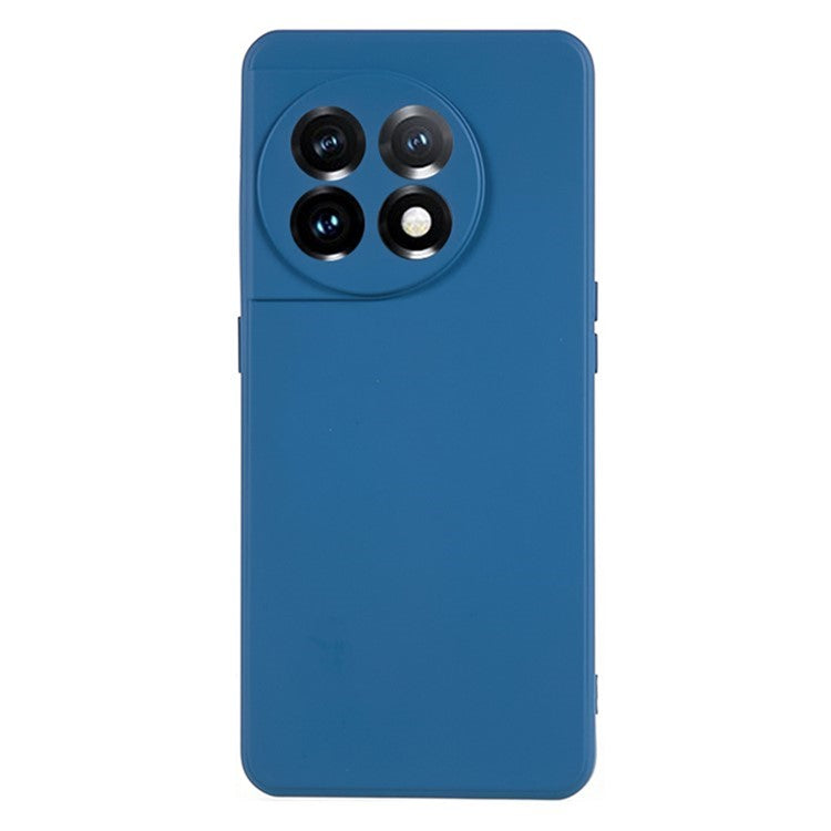 WANLONFENG RB1 Series For OnePlus 11 5G TPU Phone Case with Tempered Glass Film+Lanyard - Sapphire