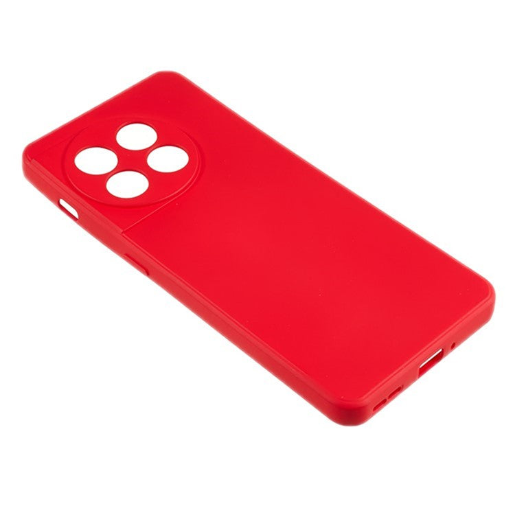 WANLONFENG RB1 Series For OnePlus 11 5G TPU Phone Case with Tempered Glass Film+Lanyard - Red