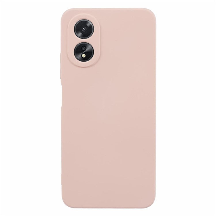 WANLONFENG RB1 Series For Oppo A38 4G / A18 4G Case + Screen Film TPU Phone Cover Precision Cutouts - Pink