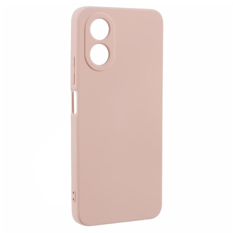 WANLONFENG RB1 Series For Oppo A38 4G / A18 4G Case + Screen Film TPU Phone Cover Precision Cutouts - Pink