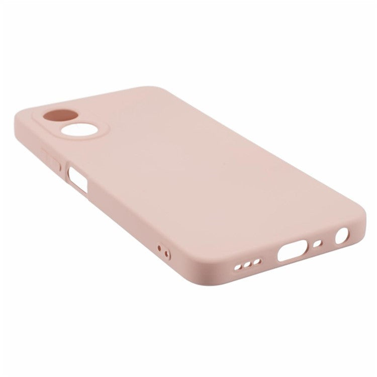 WANLONFENG RB1 Series For Oppo A38 4G / A18 4G Case + Screen Film TPU Phone Cover Precision Cutouts - Pink
