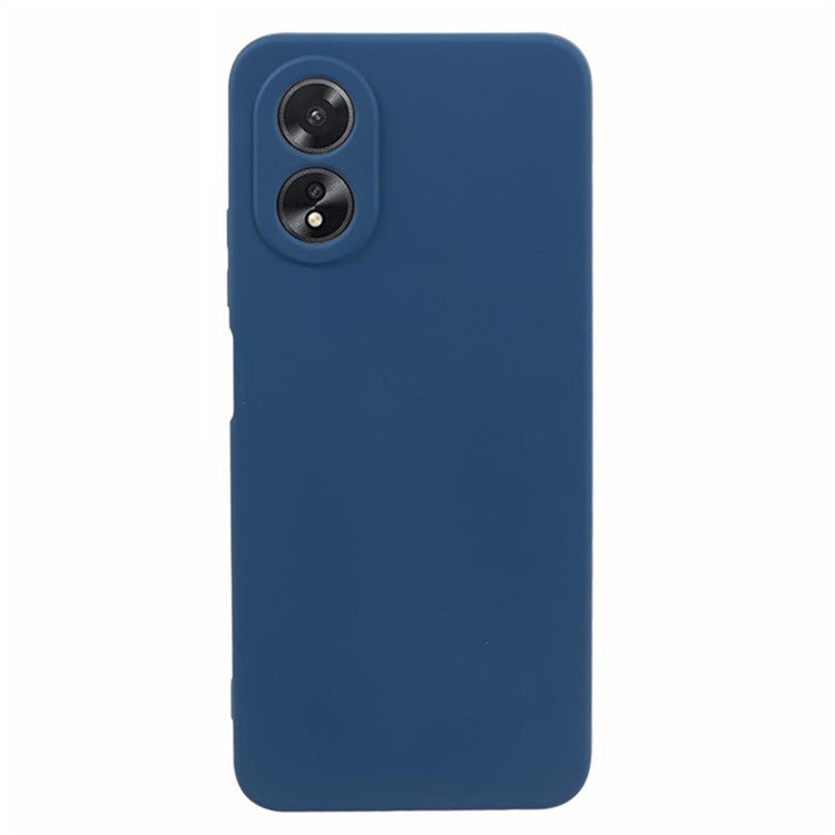 WANLONFENG RB1 Series For Oppo A38 4G / A18 4G Case + Screen Film TPU Phone Cover Precision Cutouts - Sapphire