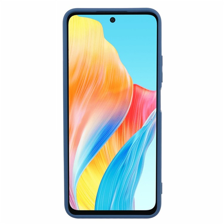 WANLONFENG RB1 Series For Oppo A38 4G / A18 4G Case + Screen Film TPU Phone Cover Precision Cutouts - Sapphire