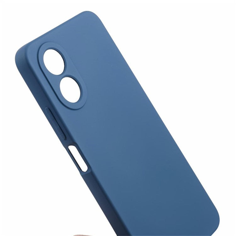 WANLONFENG RB1 Series For Oppo A58 4G Case TPU Cover with Screen Protector+Lanyard Accessories Kit  - Sapphire