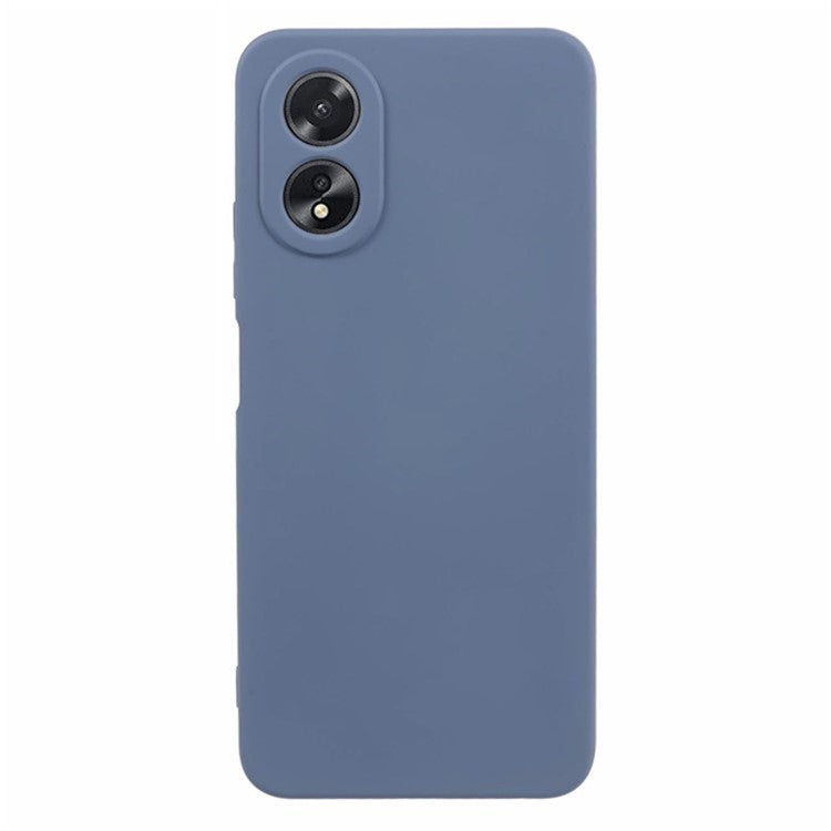 WANLONFENG RB1 Series For Oppo A58 4G Case TPU Cover with Screen Protector+Lanyard Accessories Kit  - Lavender Grey