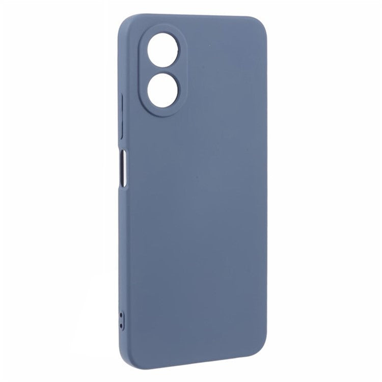 WANLONFENG RB1 Series For Oppo A58 4G Case TPU Cover with Screen Protector+Lanyard Accessories Kit  - Lavender Grey