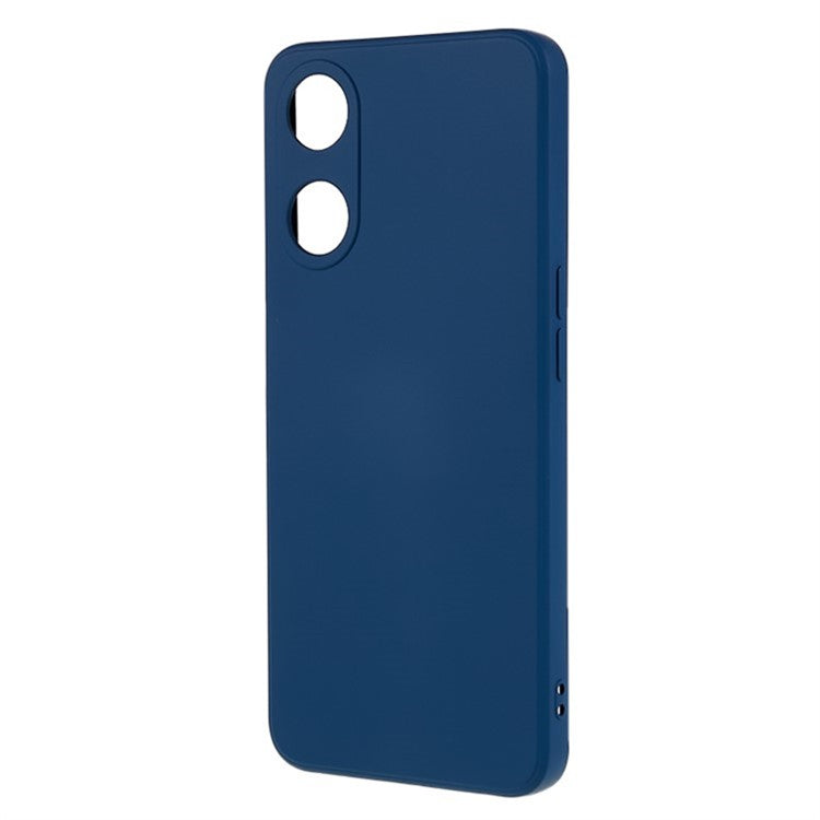 WANLONFENG RB1 Series For Oppo A58 5G TPU Phone Case Screen Film+Lanyard 3-in-1 - Sapphire