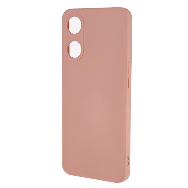 WANLONFENG RB1 Series For Oppo A58 5G TPU Phone Case Screen Film+Lanyard 3-in-1 - Pink