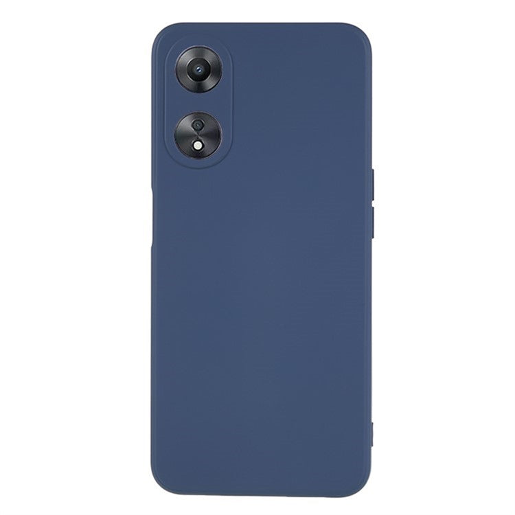 WANLONFENG RB1 Series For Oppo A58 5G TPU Phone Case Screen Film+Lanyard 3-in-1 - Lavender Grey