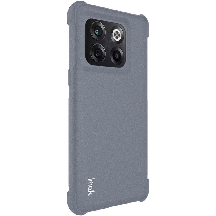 IMAK For OnePlus 10T 5G / Ace Pro 5G Matte Finish Drop-proof Airbag TPU Cover Anti-scratch Protective Phone Case - Grey