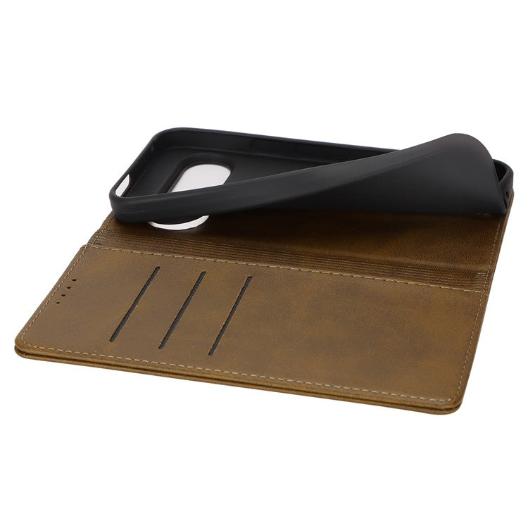 For Google Pixel 9 / Pixel 9 Pro Case PU Leather Wallet Magnetic Closing Phone Cover -  Dark Green