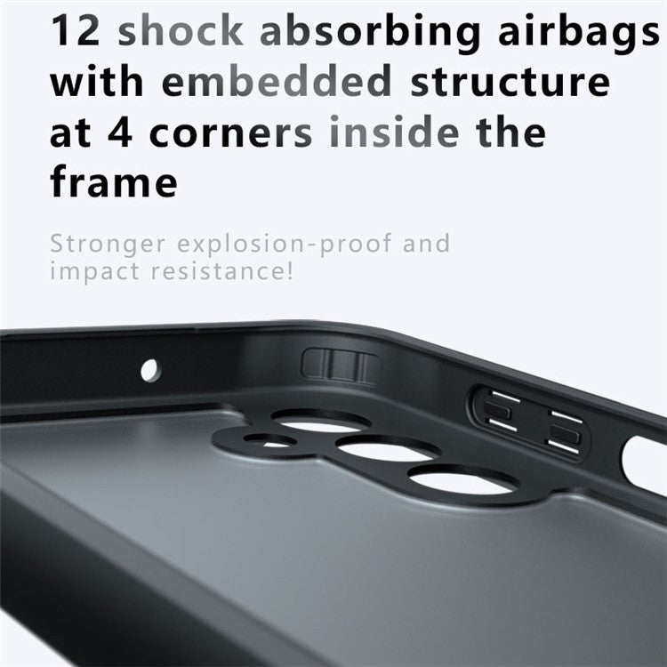 For Samsung Galaxy F15 5G Case Anti-drop TPU+PC Clear Phone Cover