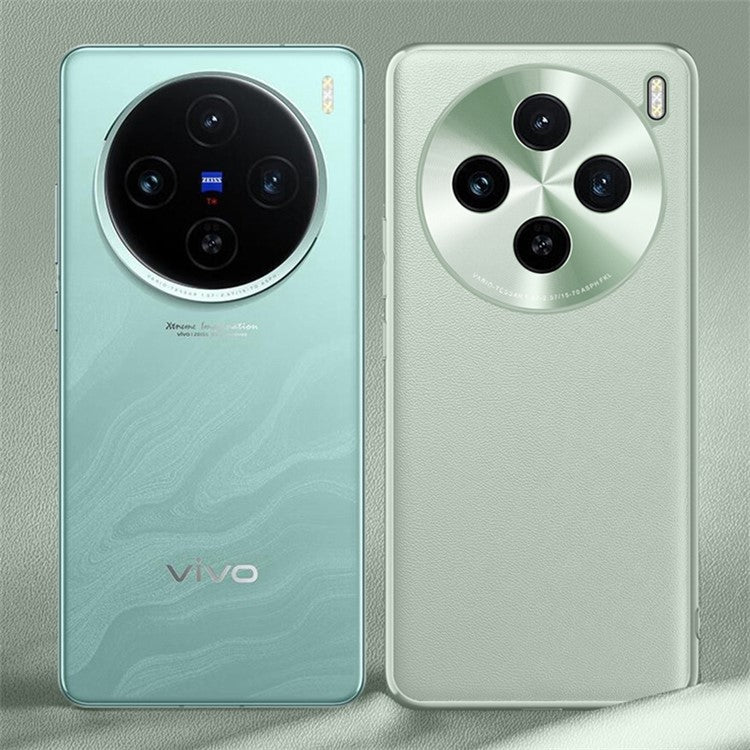 For vivo X100s 5G Case Drop-Resistant PU Leather+TPU Ultra-Slim Phone Cover - Black