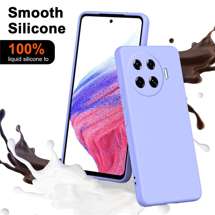 For TECNO Spark 20 Pro+ Case Anti-Scratch TPU Phone Cover 2.2mm Thickness - Purple